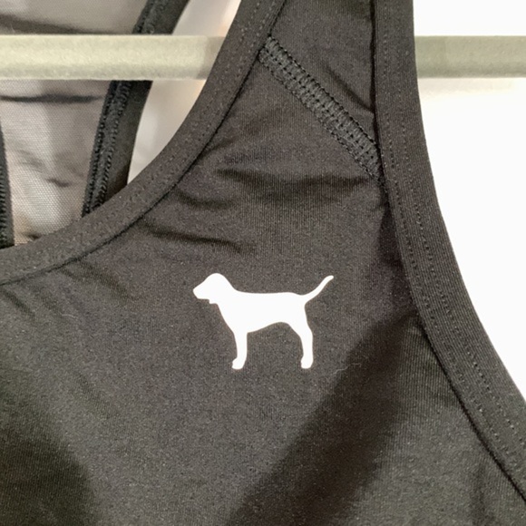 Victoria’s Secret PINK Ultimate Unlined Black Sports Bra - Picture 2 of 6